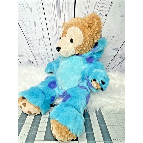 DUFFY The Disney Bear Blue Sully Costume Monsters Inc Hidden Disneyland 17" - Picture 5 of 5